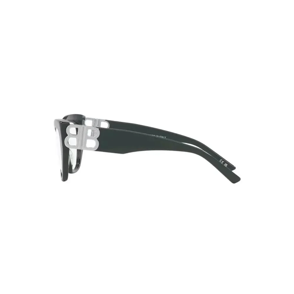 NEW!!! Balenciaga BB0312O 005 Gray Cat-Eye Glasses with Silver BB Logo Authentic
